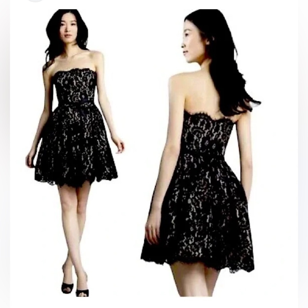 Nieman Marcus Roberto Rodriguez For Target Black Lace Cocktail Dress SZ … - Picture 3 of 13